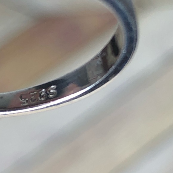 Vantel Pearls Sterling Silver Blooming Love Ring Size 8 - Picture 5 of 7